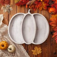 Custom wooden pumpkin shape cutting board snack